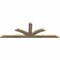Ekena Millwork Richland Rough Sawn Timber Gable Bracket, Douglas Fir, 72"W x 24"H x 2"D x 4"F, 8/12 Pitch GBW072X24X0204RIC00RDF - alternate 2